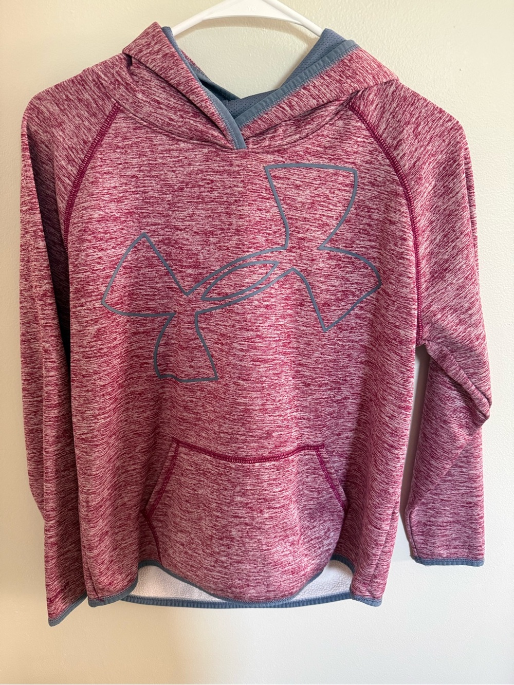 Under Armour Heathered Pink Hoodie
